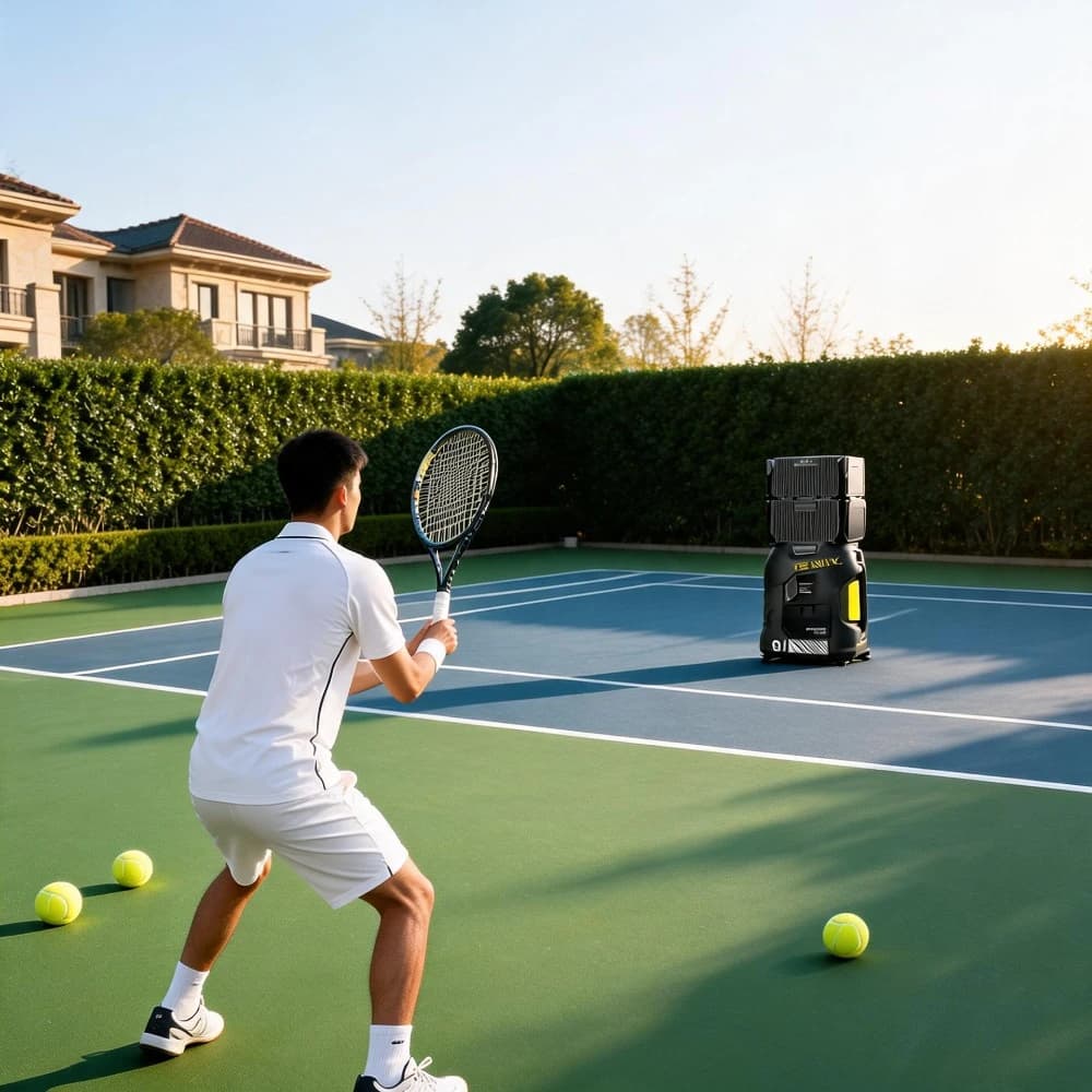 High Quality Tenniix Tennis Ball Machine Vision-Based AI Tennis Robot Training Tennis Ball Launch Training Shooting Machine