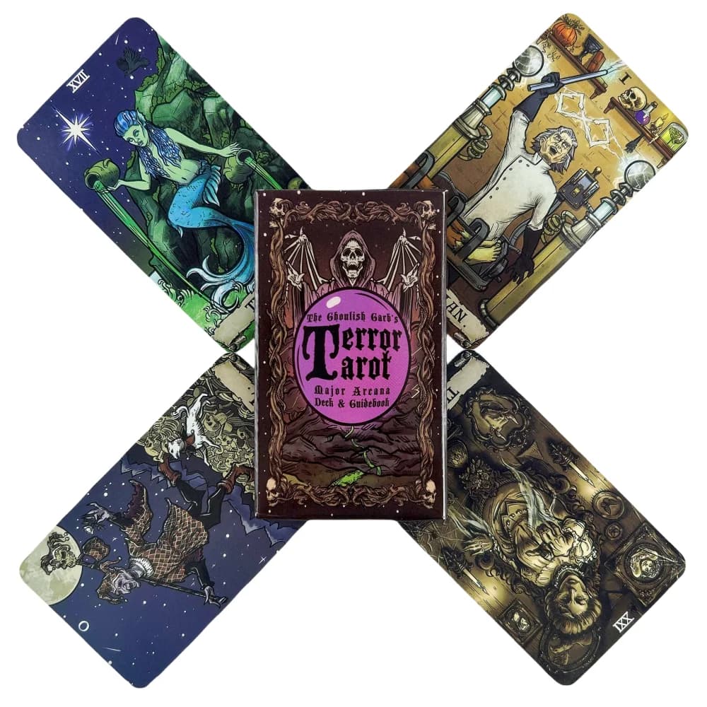 Terror tarocchi gioco A 23 divinazione inglese Oracle Edition Deck Borad Games