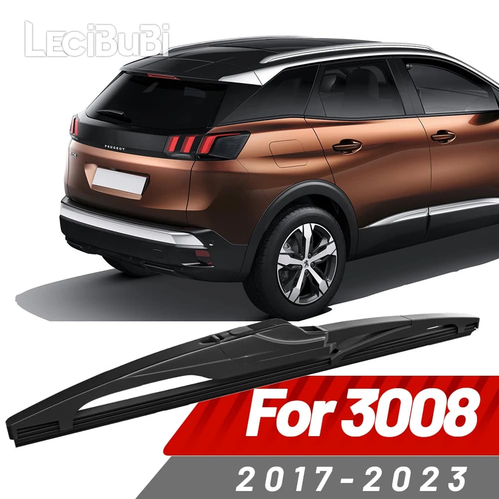 Rear Windshield Wiper Blade Windscreen Wipers Accessories For Peugeot 3008 2017-2023 2018 2019 2020 2021 2022