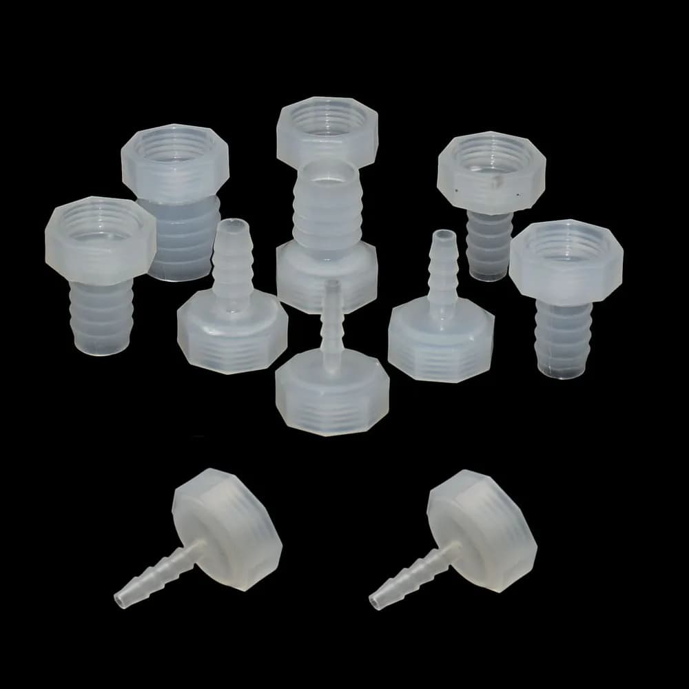 Connettore a barbina con filettatura femmina da 4/6/8/10/12/14/16/20mm a 1/2 pollice, adattatore per tubo dell'acqua in plastica PE, 1 pezzo