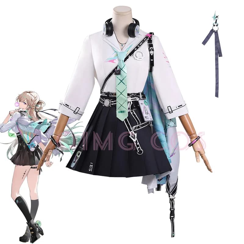 Costume Cosplay Wuthering Waves Lynae, Uniforme per Carnevale, Halloween, Costumi Anime per Donne