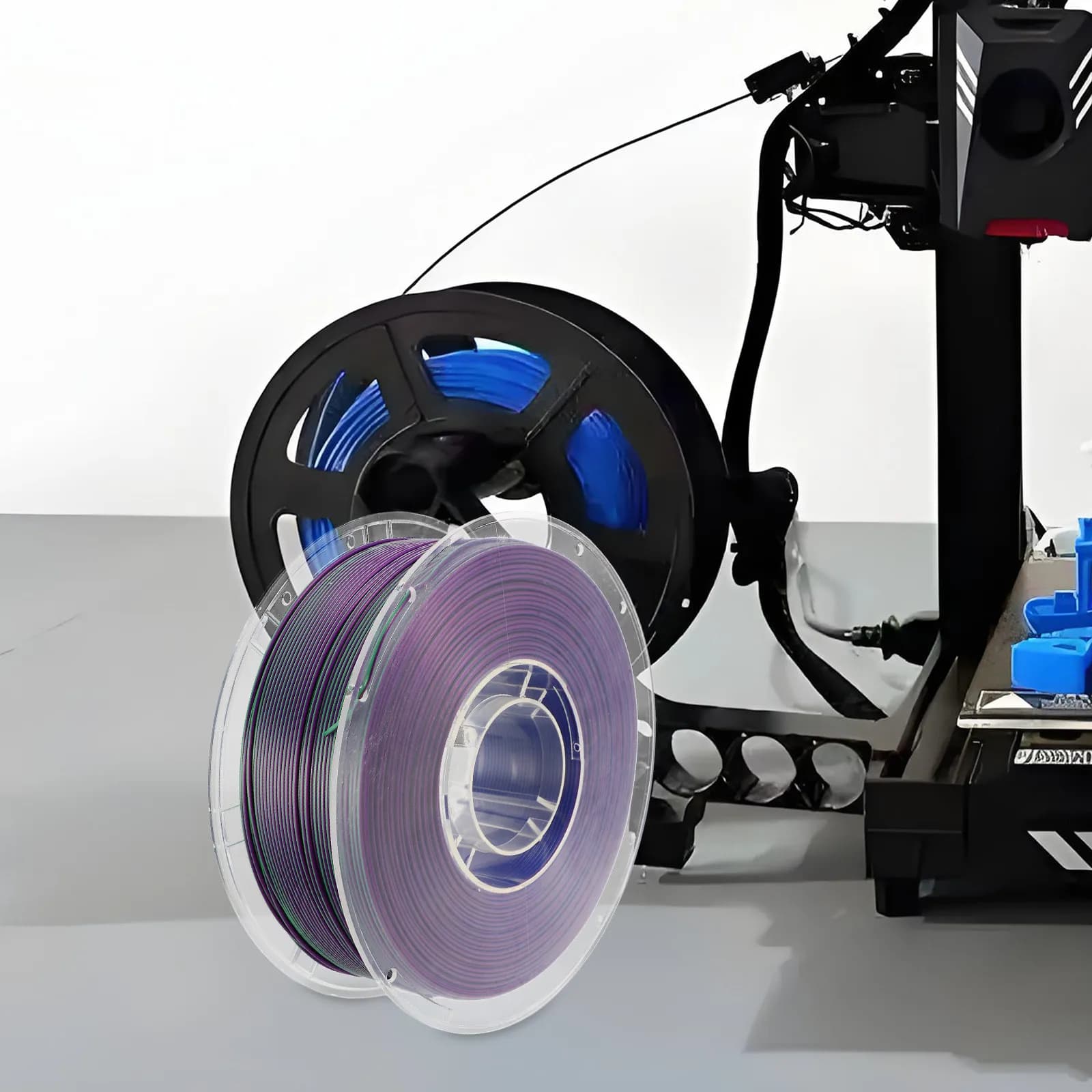 1 Rotolo di Filamento per Stampante 3D 1.75mm Tricolore ad Alta Precisione in PLA per Stampa 3D
