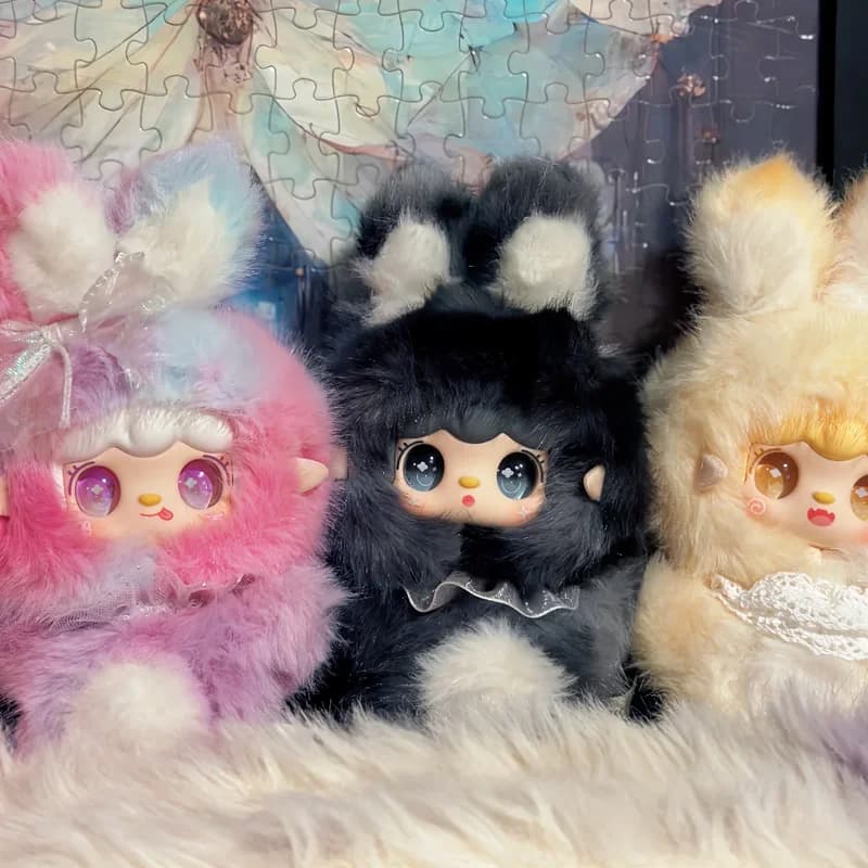 Disponibile autentico Yooki Hopping Bunny Series Blind Box Vinyl Face Quicksand Eye Kawaii Decorazione Anime Figure Regalo di Natale Giocattolo
