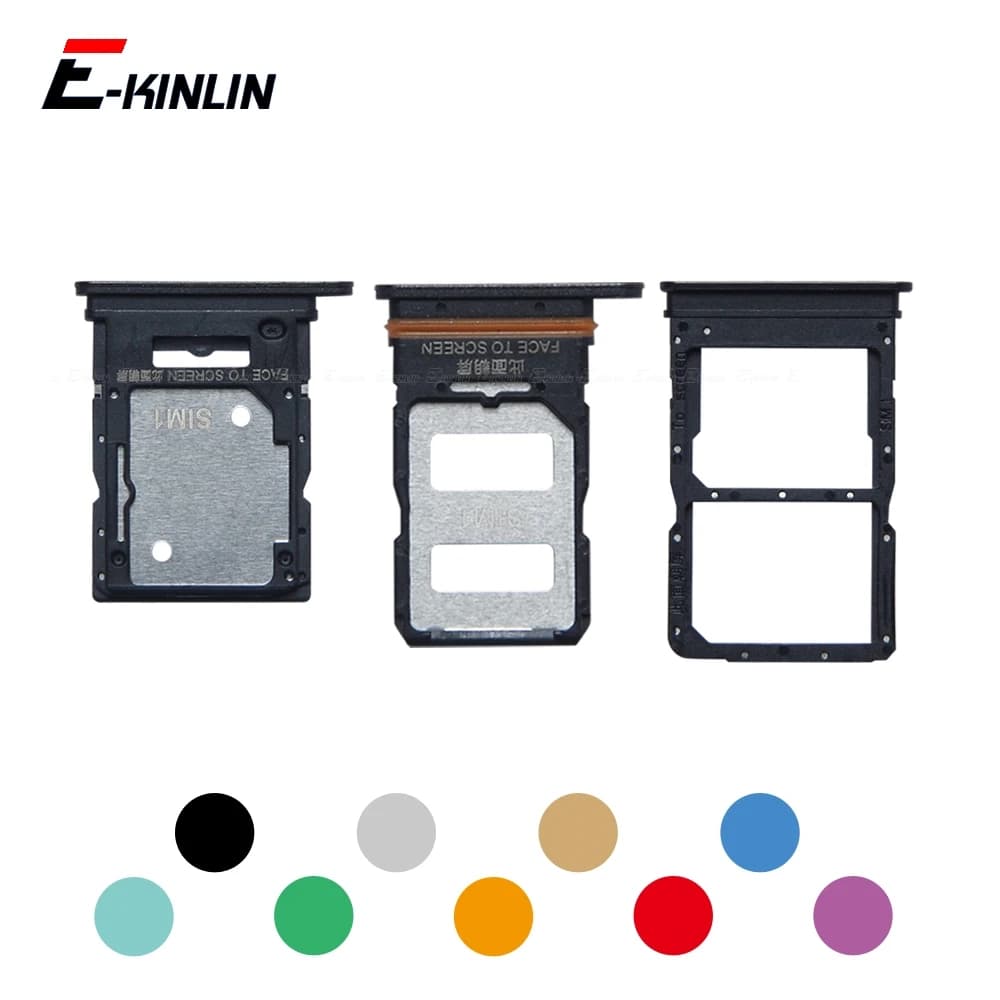 Adattatore per Slot SIM e Lettore Micro SD per Xiaomi Poco X2 X3 NFC X4 Pro GT 5G - Ricambi per Riparazione