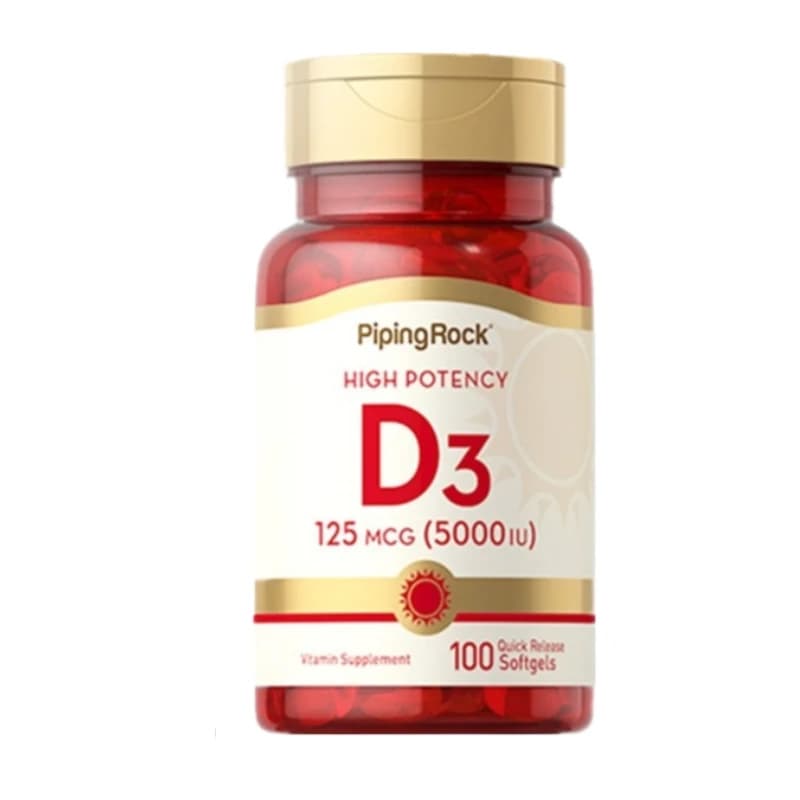Vitamin D3 Supplement - Promotes Healthy Muscle Function and Immune Support, Support Bones and Nervous System Health
