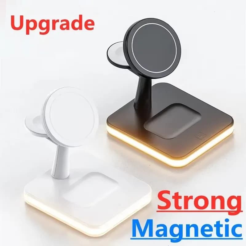 Wireless Charger 3 in 1 from 30 W for iPhone 17 16 Pro Max Mini Magnetic Fast charging station for Airpods Pro/Apple watch