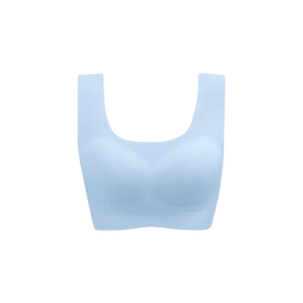 Soft Close-fitting Disposable Bra Wireless Lingerie Seamless Bralette Shockproof Underwear Ice Silk Bra Running
