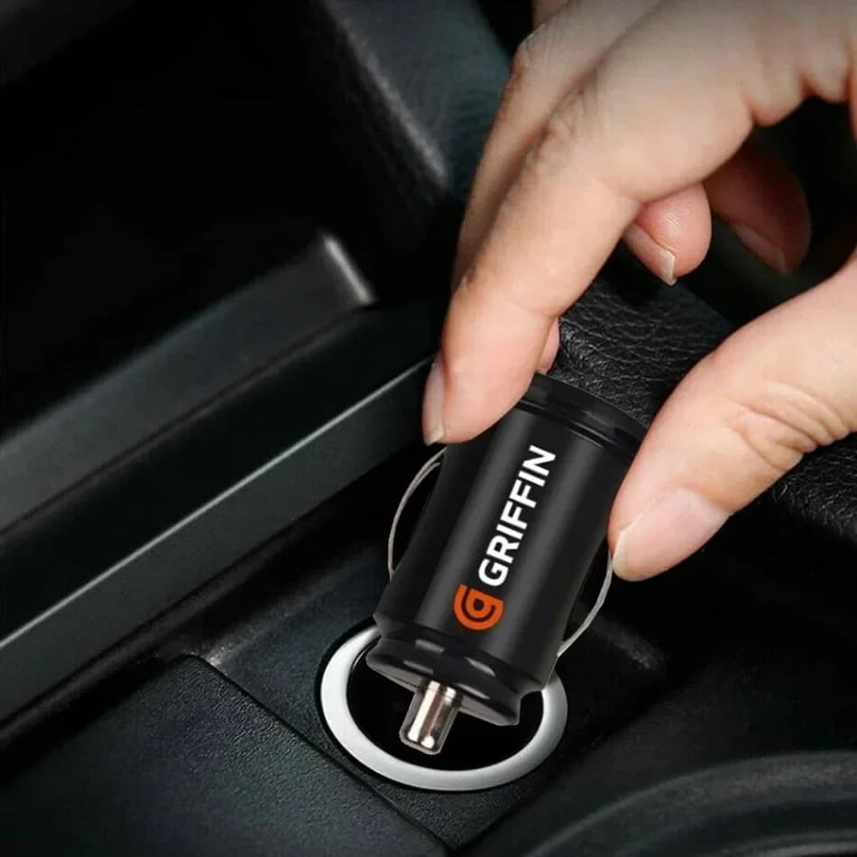 1pc Mini Dual USB Charger for Car Lighting Cigarette Lighter Adapter Plug Quick Charging Accessories for Car Interior Parts