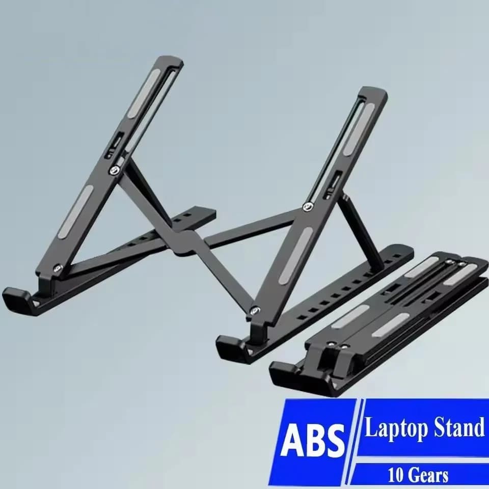 Supporto per laptop pieghevole Base di supporto per staffa pieghevole portatile regolabile Supporto in plastica ABS per accessori per PC portatile MacBook