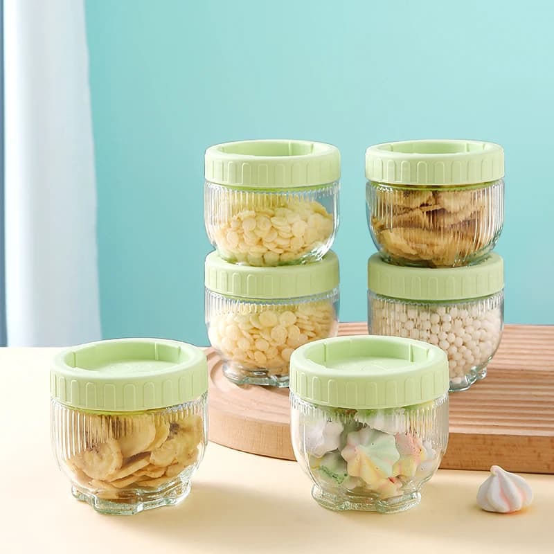 Barattolo di Vetro Sigillato Creativo a Forma di Artiglio per Conservazione di Alimenti, Cereali e Frutta Secca, Contenitore per Cucina Domestica
