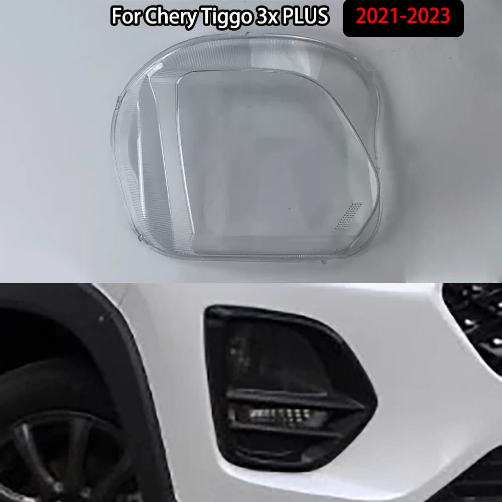 Copertura Faro Trasparente per Chery Tiggo 3x PLUS 2021-2023, Guscio Protettivo per Fari, Lente in Plexiglass