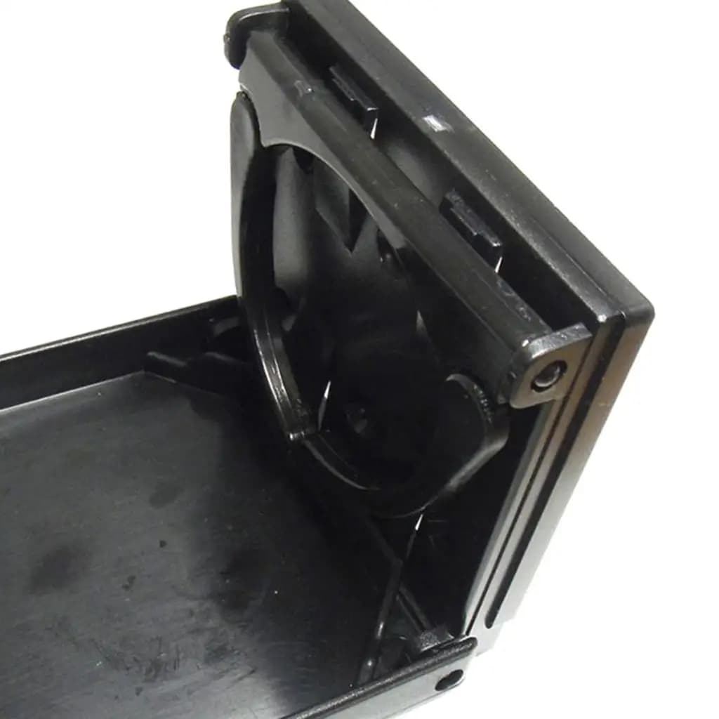 Portabicchieri Regolabile Pieghevole con Morsetto, Organizzatore da Scrivania in Plastica, Portabottiglie Antivento per Barca, Auto, Nautica, Camper