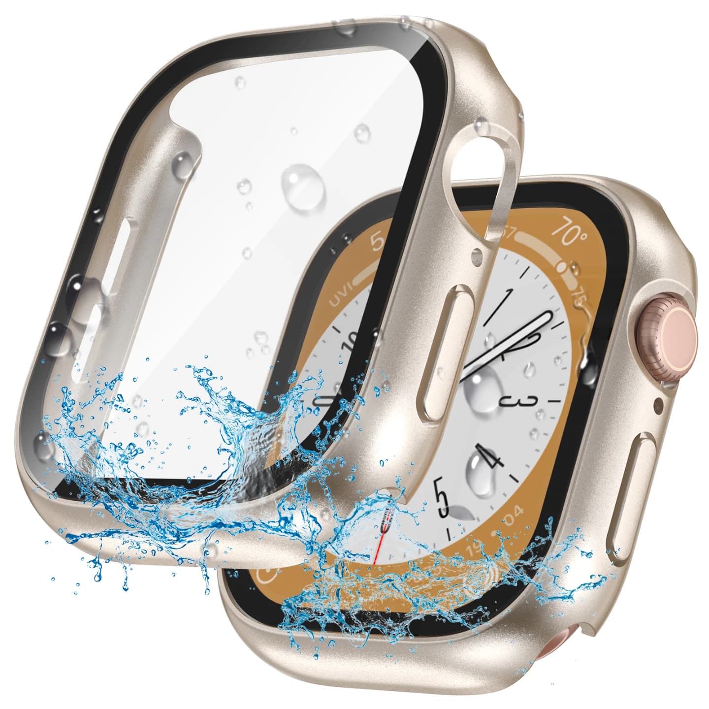 Custodia per Apple Watch 11 42mm 46mm 2025 Protezione schermo paraurti rigido opaco Vetro temperato + Cover per PC iWatch serie 10 Accessori