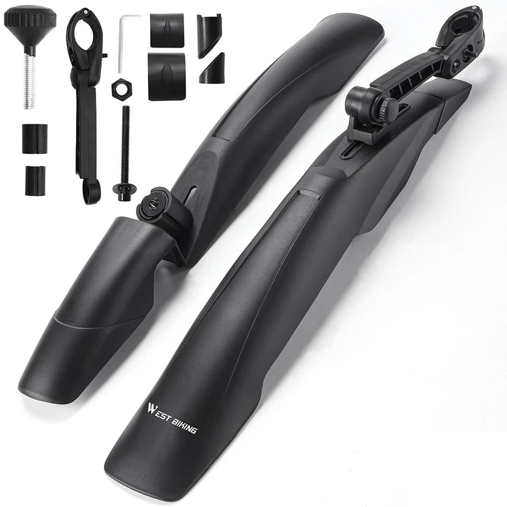 2PCS Parafango per bicicletta Parafango per bici Anteriore per ruota posteriore per pneumatici Parafango per bicicletta MTB Parafango per protezione per bicicletta Accessori
