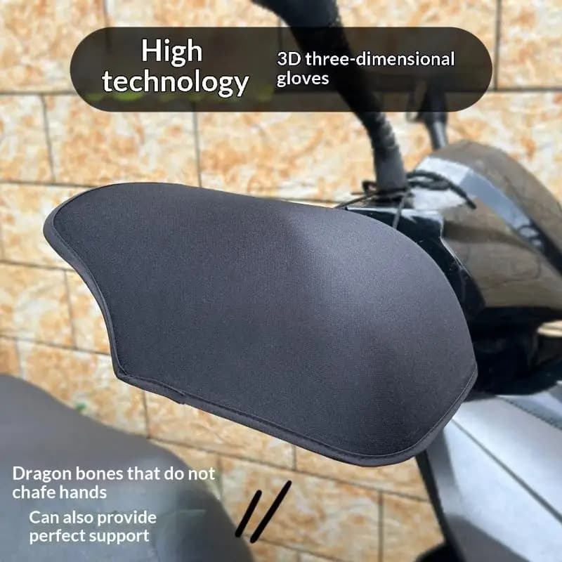 2PCS Motorcycle Handlebar Muffs Electric Vehicle Sun Protection Gloves Mittens Windproof Hand Covers Waterproof Grip Accessories