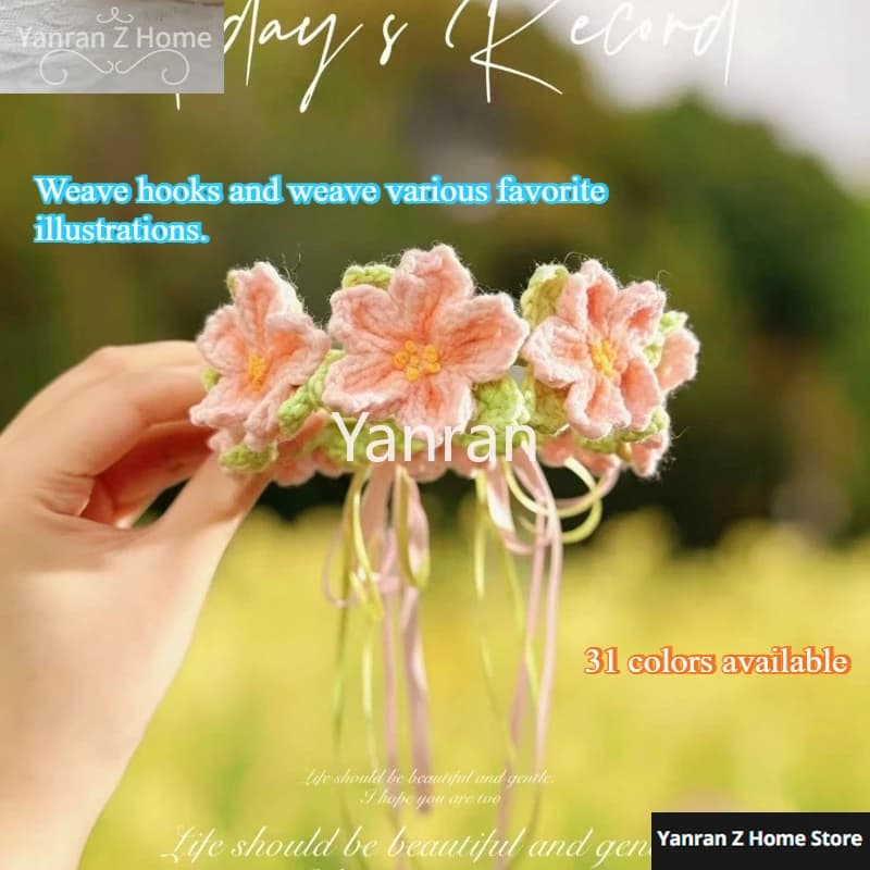 High Quality 4-strand Combed Milk Cotton, Medium Coarse Yarn for Doll Crochet Hooks, Hand Woven Bouquet DIY Production Materials