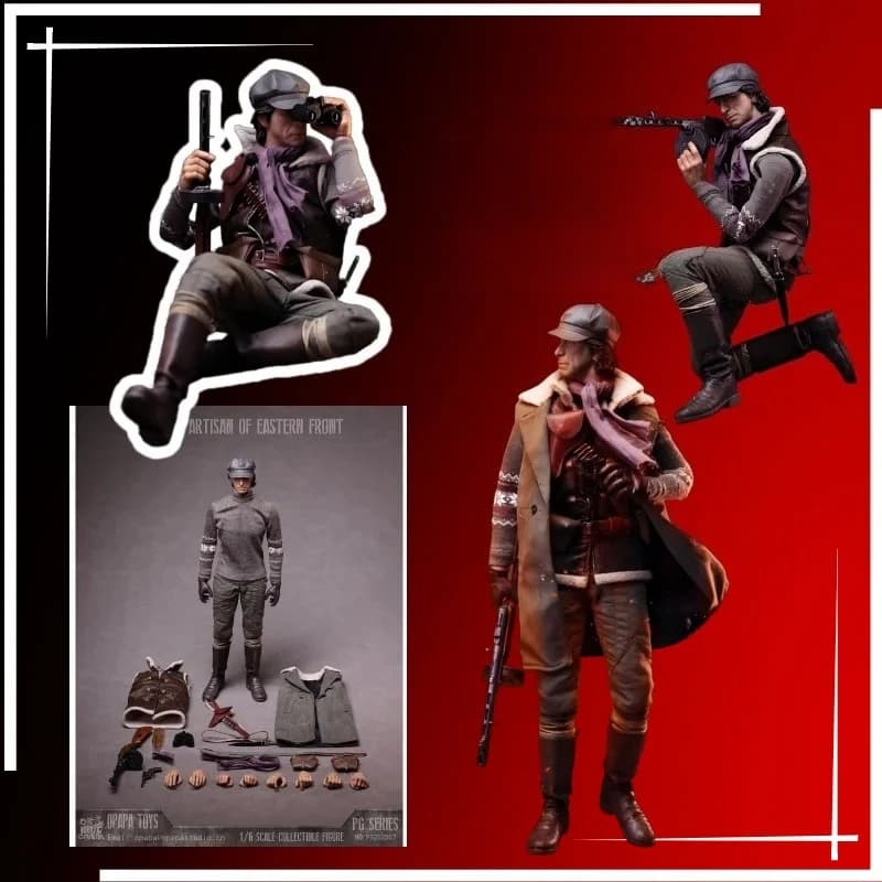 【DISPONIBILE】Micha - Figurina d'azione in scala 1/6 del combattente guerrigliero della Frontiera Orientale, Bambola, Statua, Oggetto da collezione della pop culture, Pezzo da esposizione