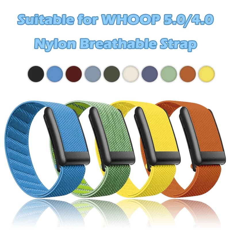For Whoop 5.0 nylon strap twill + straps QUADRO Whoop Band 5.0 4.0 elastic sports extendable Correa Brecelet watches for Whoop 4 5