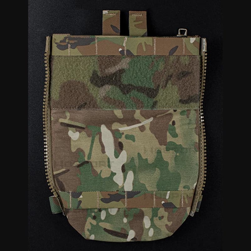 Water bag with back panel of the FCPC V5 vest Water tanks storage bag for hydration bladders with side zippered vest
