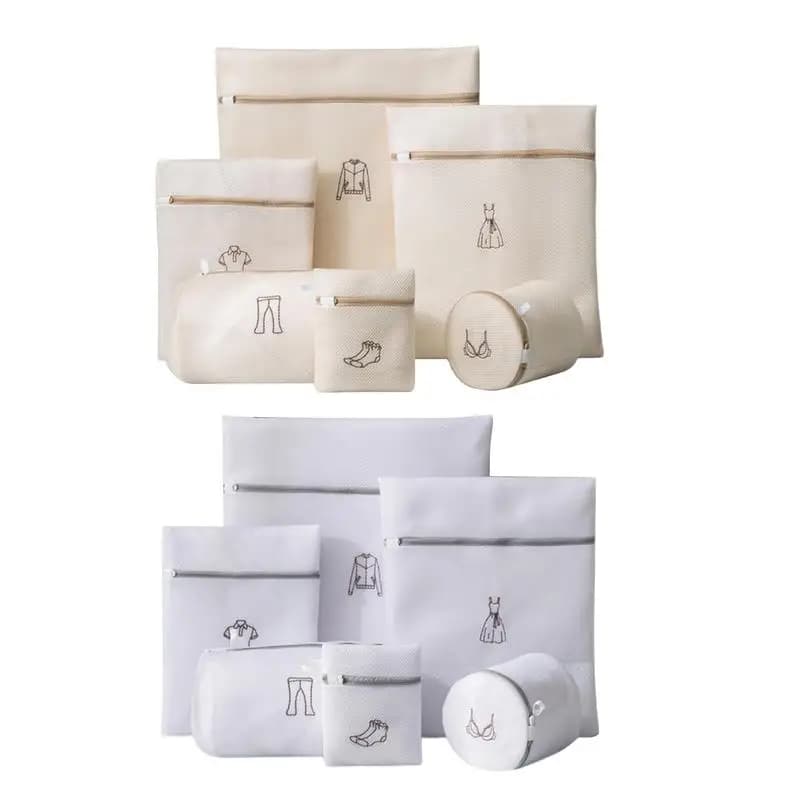 Laundry mesh bag Fine mesh laundry bag Gentle mesh laundromat bag Washing machine mesh bag set fine mesh