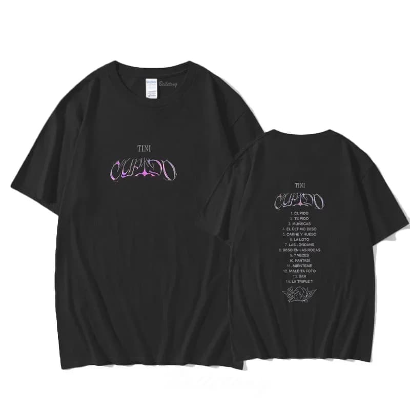 Tini Stoessel Nuova T-shirt Manica corta Dolce Tee Y2k Stampa Girocollo in cotone Unisex Abbigliamento moda Camisetas Retro Tees