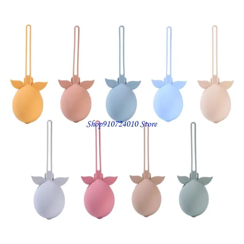 77HD Scatola porta ciuccio in silicone alimentare Ciuccio per bambini Scatola porta giocattoli per massaggiagengive essenziale