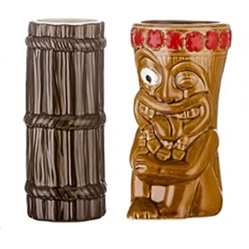 600ml Hawaii Tiki Tazze Tazza da cocktail Birra Bevanda Tazza da vino Tazza in ceramica Pasqua Islander Tiki Tazza Strumenti da bar Articoli da bar