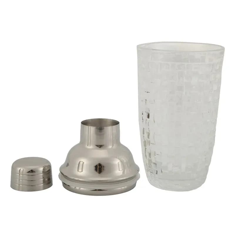 Set shaker per cocktail in vetro AS63-13Oz - Shaker in vetro per cocktail, shaker per bevande e shaker per cocktail in argento, facile da installare