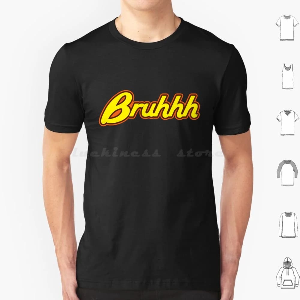 Bruhhh Candy Logo Parodia T Shirt Big Size 100% Cotone Yabyum Yabyumshop Logo Logo Parodia Logo Parodia Parodia Meme Cultura pop Cultura