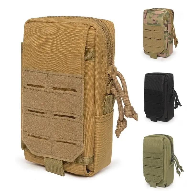 1000D Tactical Molle Pouch Outdoor Men EDC Tool Bag Vest Pack Cell Phone Case Bag