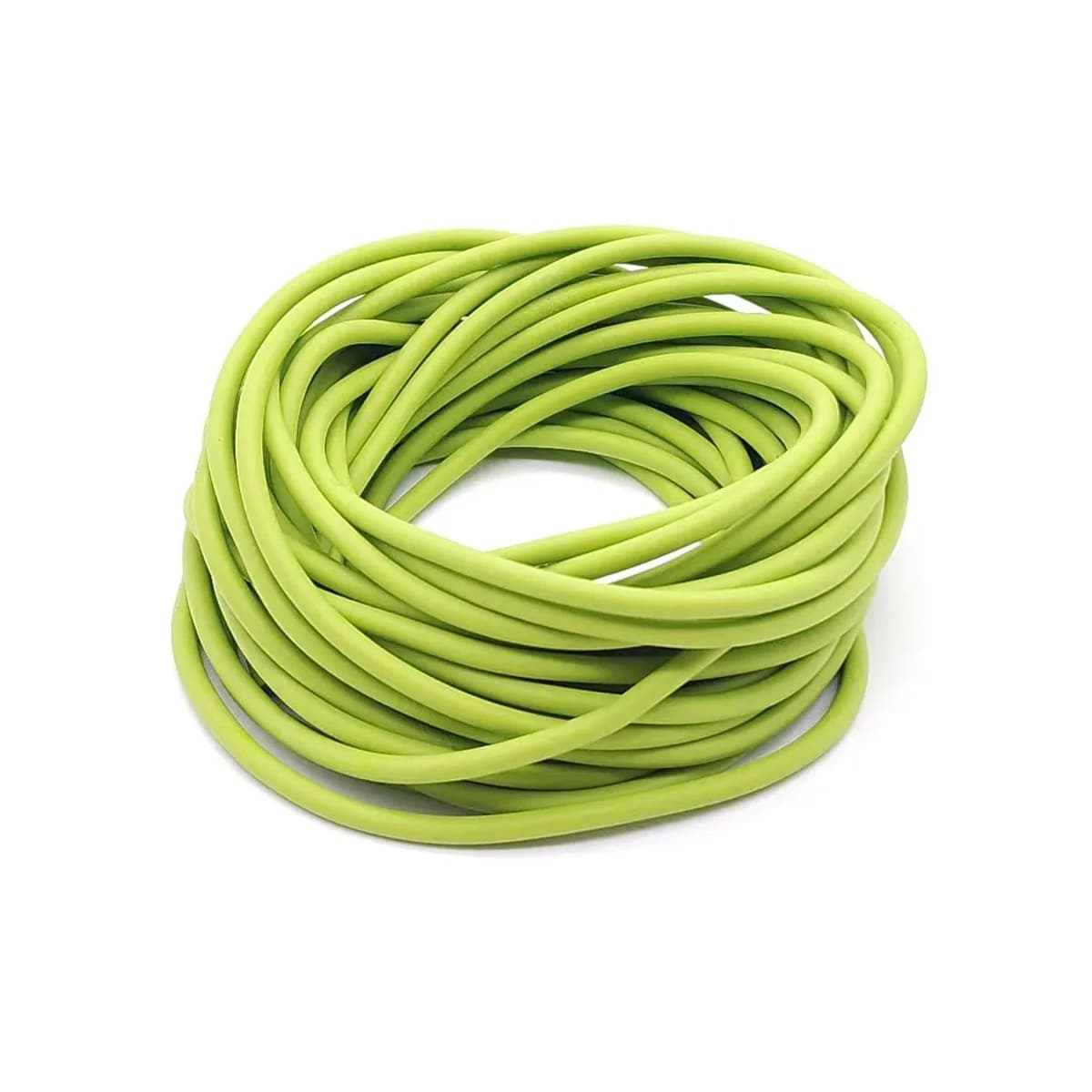 Solid Core Elastic Fishing Line Light Green 2.6mm Diameter Latex Tube Retention Rope 3m/6m/10m/20m/50m Lengths Available for Fis