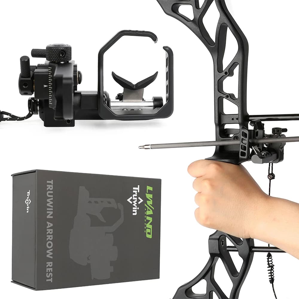 Archery Drop Away Arrow Rest Adjustable Aluminum Alloy RH Compound Bow Target Competition Archery Hunting Shooting Target Aim