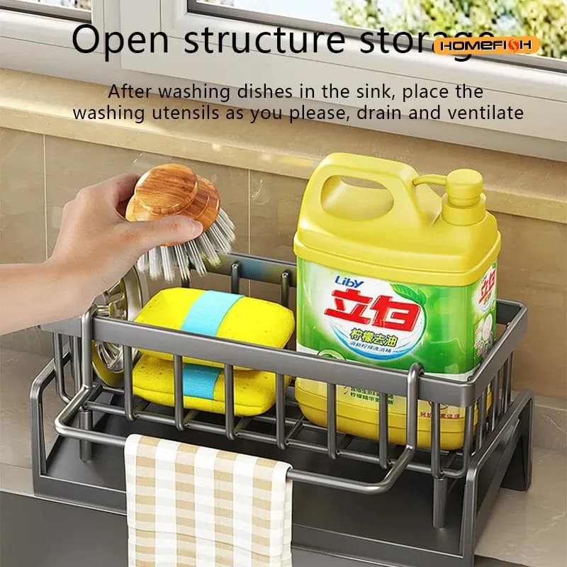 Sponge cutlery – Rubbish holder and dishwasher, Kitchen Organizer