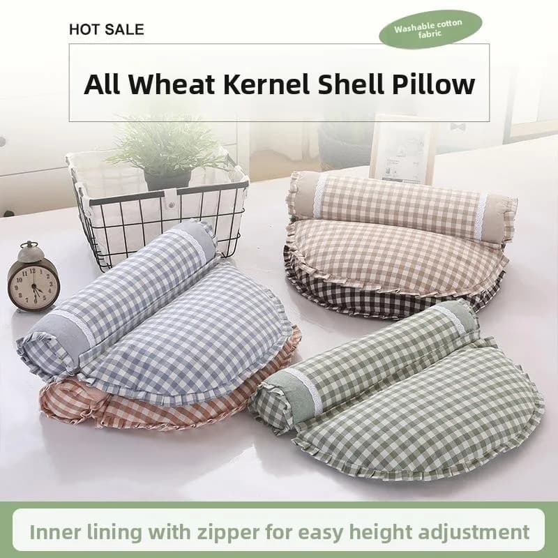 Two-In-One Combination Hops Pillow Detachable And Washable Whole Hops Filling Comfortable Hard Support for Children Off...