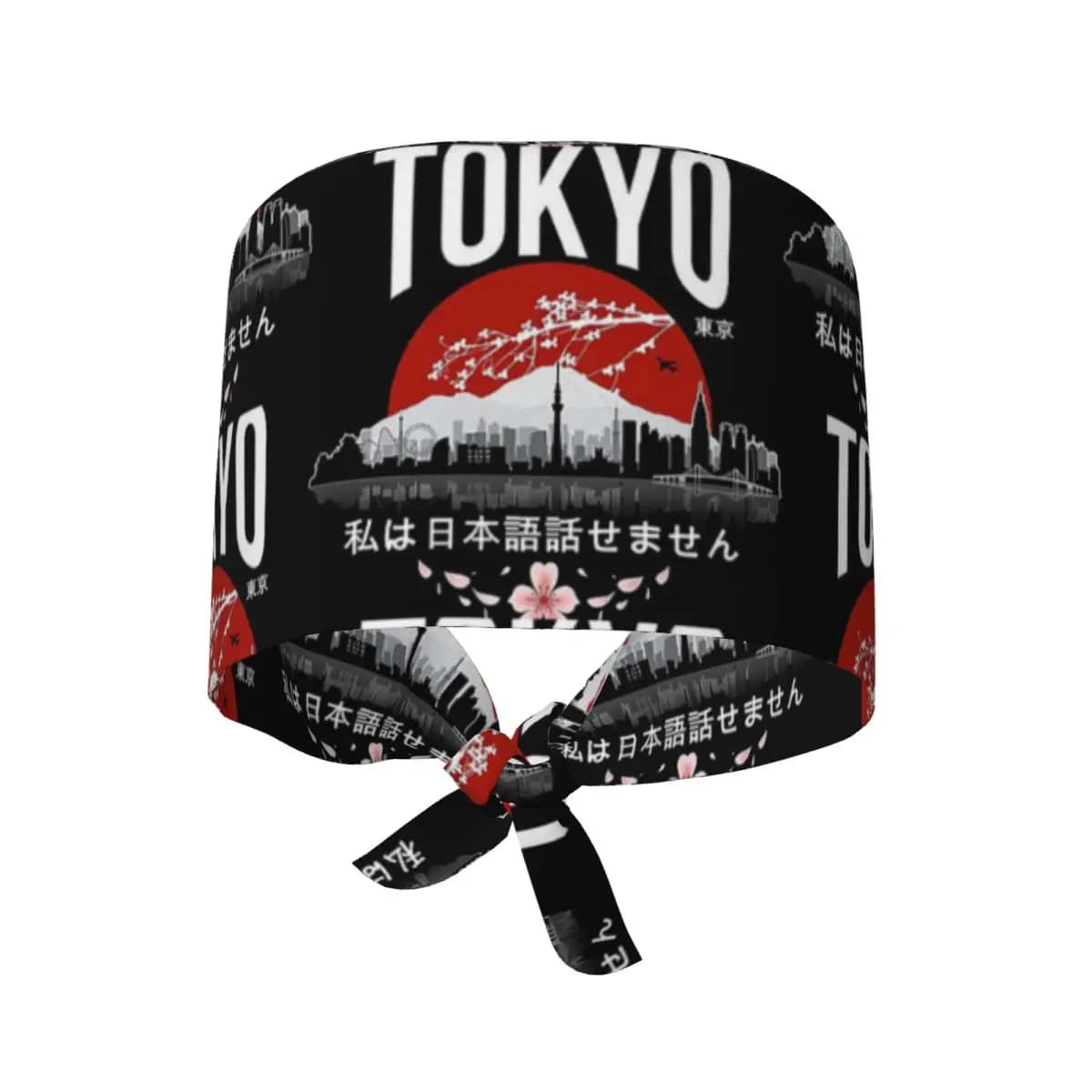 Tokyo - I Don't Talk Versione bianca giapponese Cappello Scrub Dottore Berretto chirurgico da lavoro Uomo Donna Cappellini infermieristici regolabili per Dentista