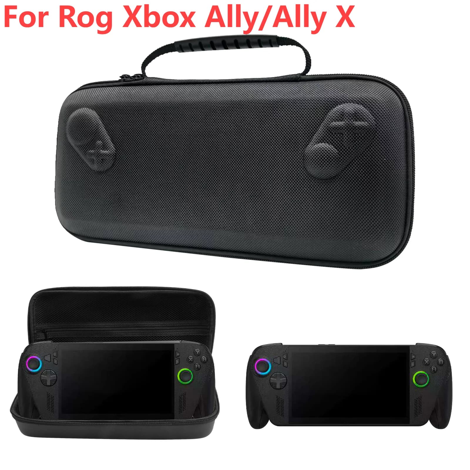 Custodia da trasporto rigida Custodia da viaggio portatile Borsa da trasporto antiurto per accessori ROG XBOX Ally/ROG XBOX Ally X