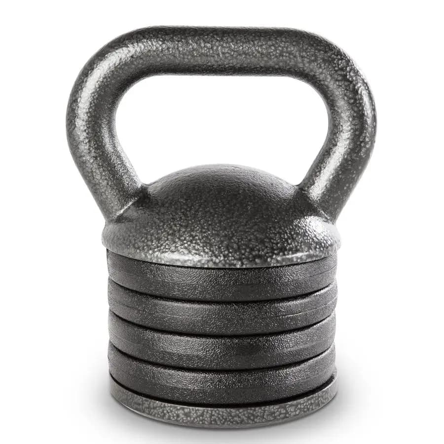 Kettlebell Heavy Duty Strength and Lifting Equipment, Ideal Equipment for Home Gym, Cast Iron, Grey APKB5009