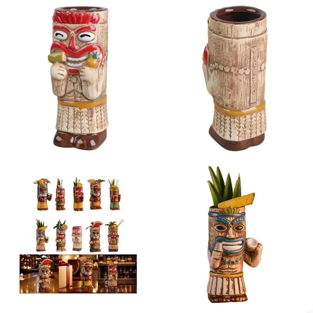 Delicate Beach Teme Mug Deliate Professional Drinkware Party Hawaiian Barwares per feste a tema hawaiano x3uc