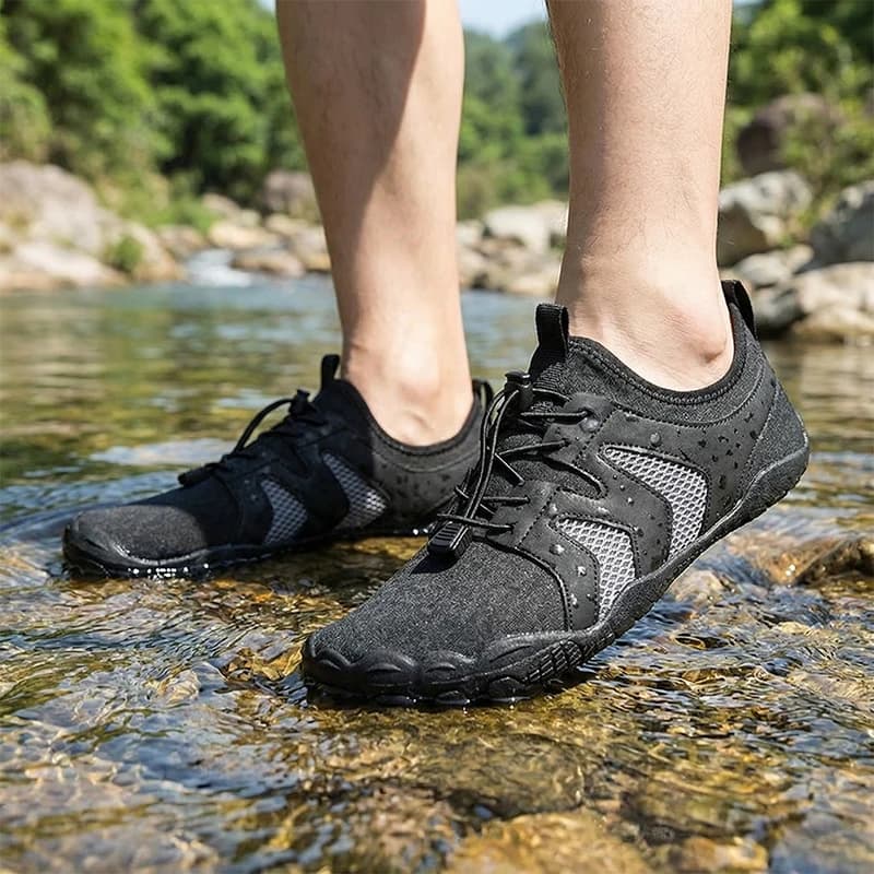 Scarpe Acquatiche Unisex ad Asciugatura Rapida, Antiscivolo, per Spiaggia e Attività all'Aperto, Sneakers Traspiranti per Palestra e Fitness
