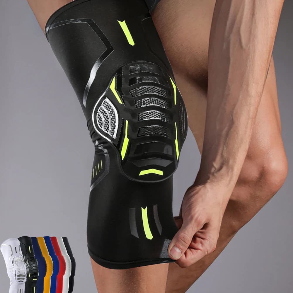 1/2Pc Ginocchiera Compressione Supporto per ginocchio Ginocchiere antiurto Ginocchiera per la corsa Artrite Sollievo dal dolore articolare Uomo Donna