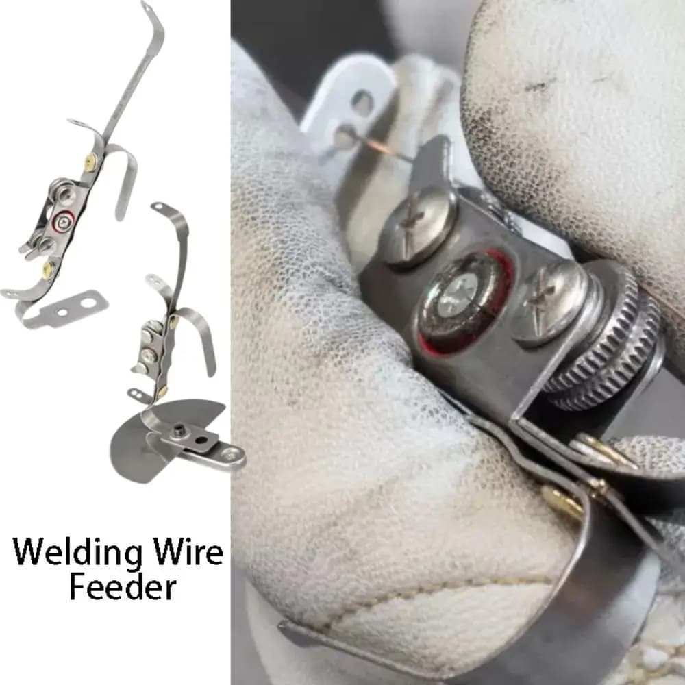 Alimentatore di Filo TIG con Angolo Regolabile, Base Magnetica Resistente al Calore, Strumento di Saldatura in Lega, Design di Precisione