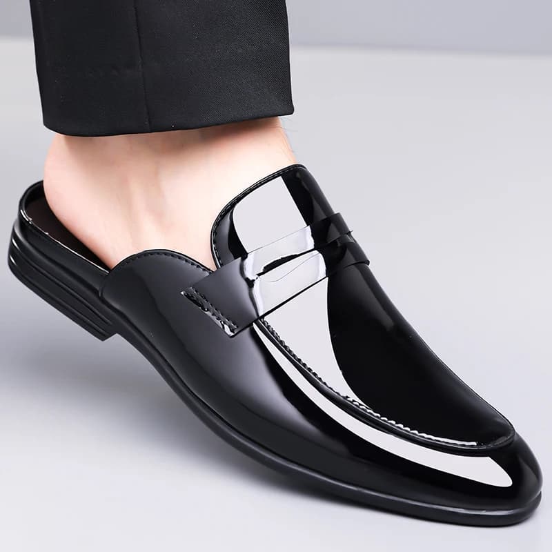 Jumpmore Fashion Leather Shoes Semi-Slip Leather Shoes Men's Moccasins Size 38-4