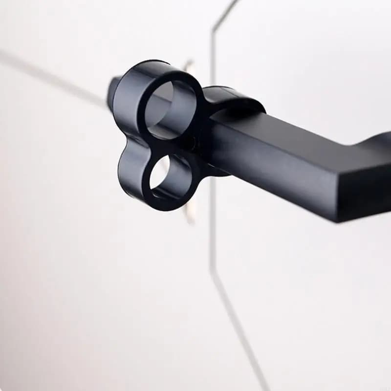 A0KE 10pcs trasparenti silenziosi tappi per porte senza perforazione protetti da pareti adesivi per l'uso ufficio per