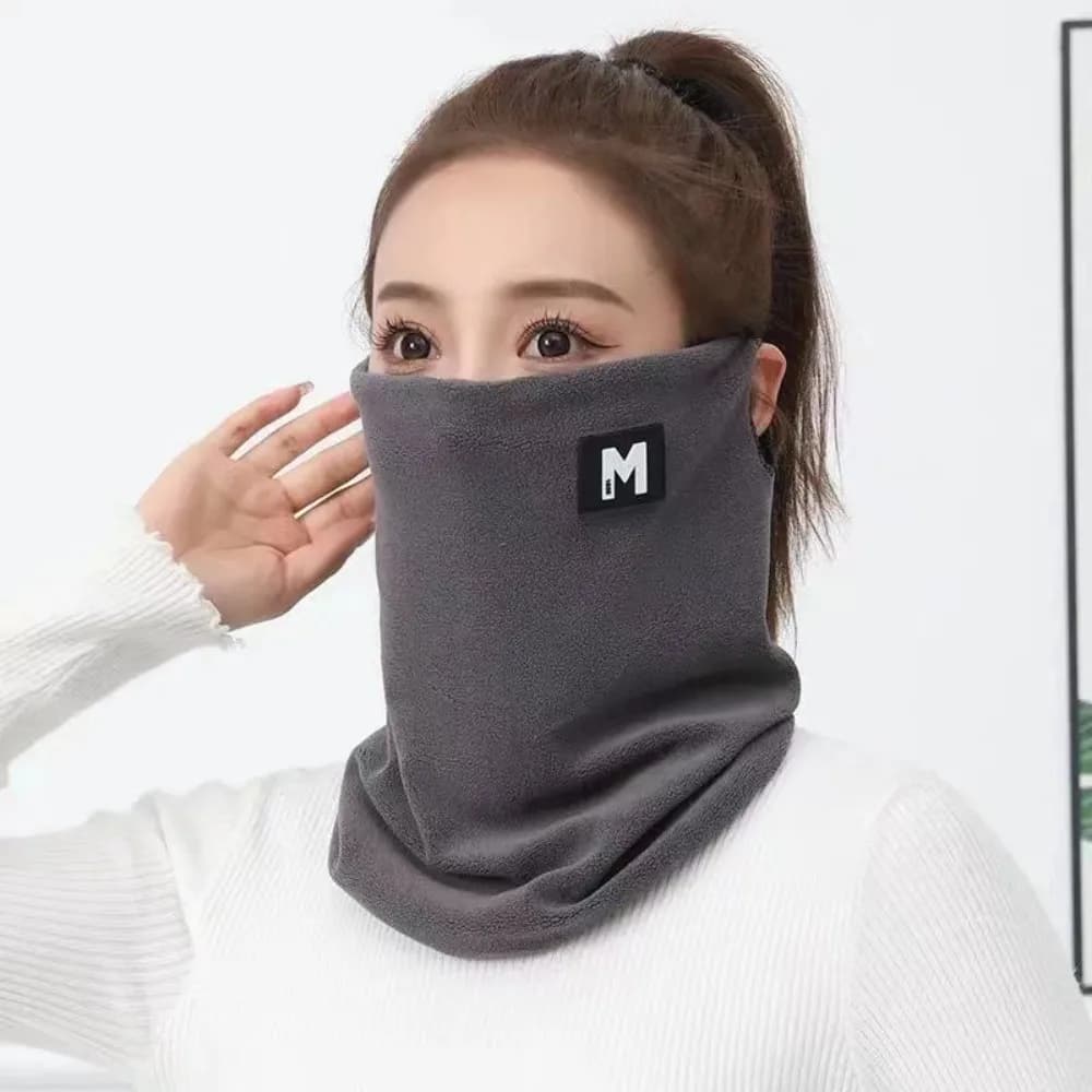 Scaldacollo in peluche alla moda per tenere al caldo il berretto pullover antivento con fodera ispessita