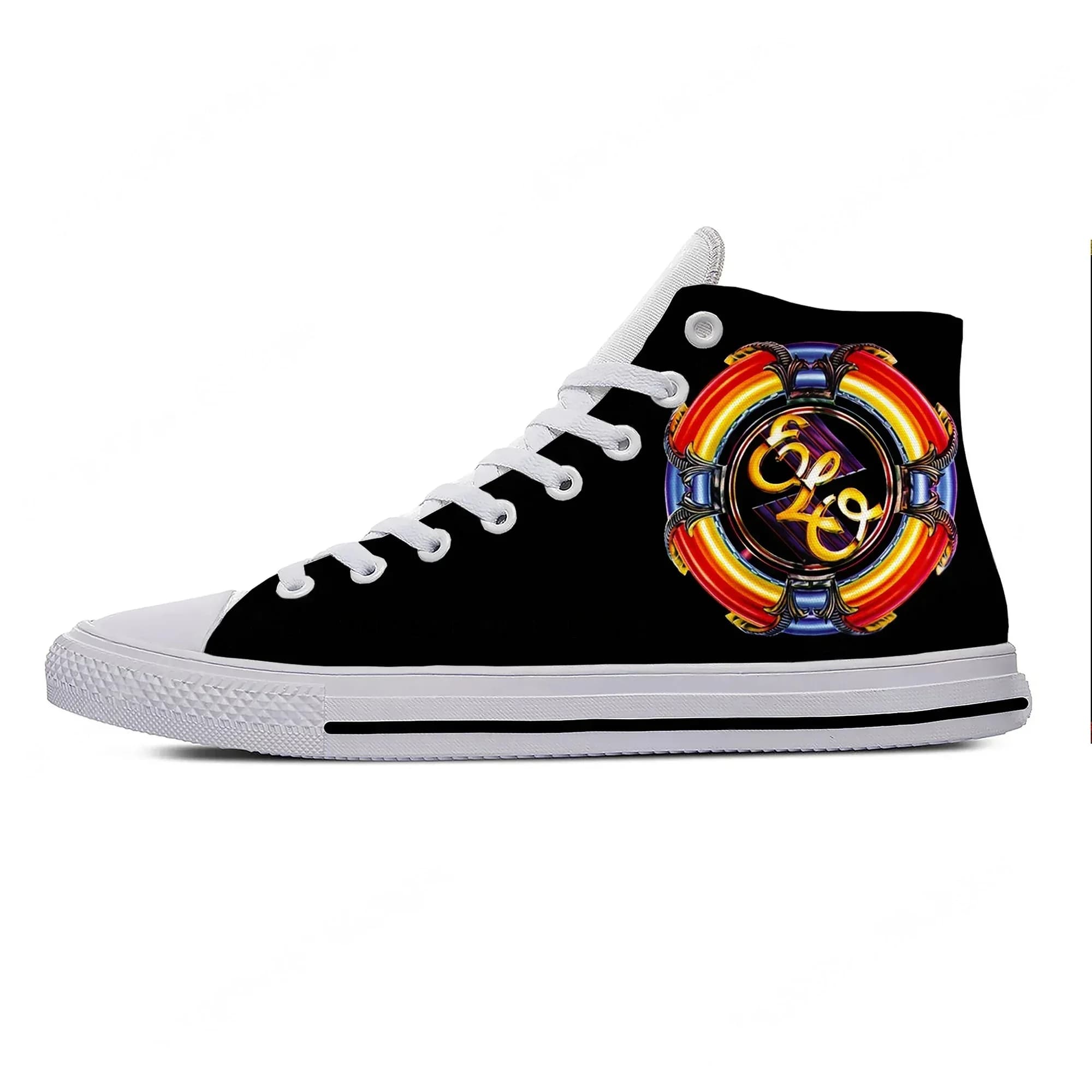ELO High Top Sneakers Uomo Donna Adolescente Electric Light Orchestra Scarpe casual Scarpe da corsa in tela Scarpe leggere con stampa 3D