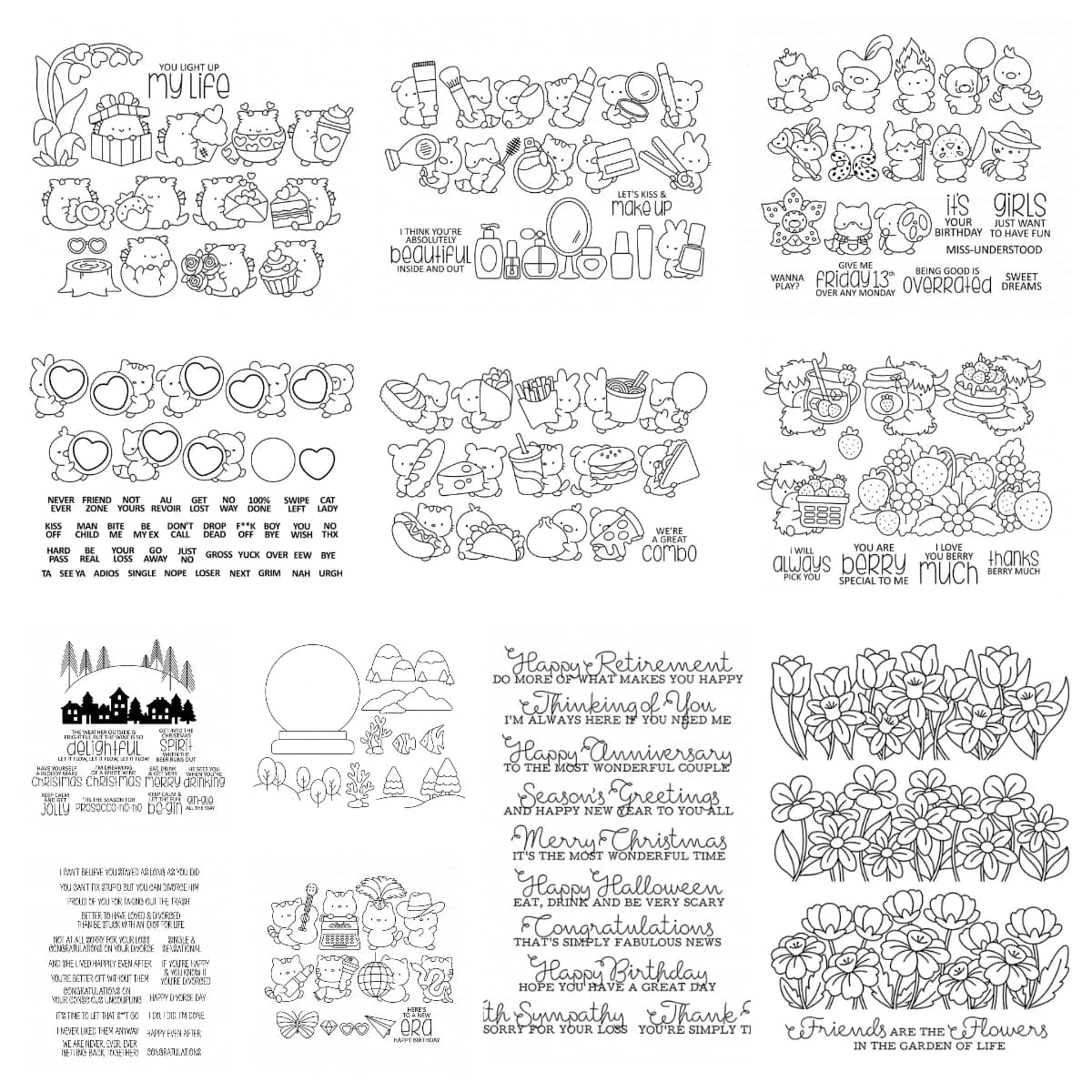 Mini Mischief Maker Metal Cutting Dies Clear Stamps Sets Scrapbooking DIY Album Make Paper Card Embossing Craft Supplies Decor