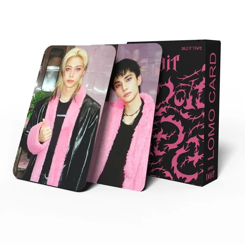 55 Piccole Carte STRAYKIDS Nuovissime DOIT Flash Card KPOP LOMO Card Olografiche da Collezione per Fan Collezione Star True Color