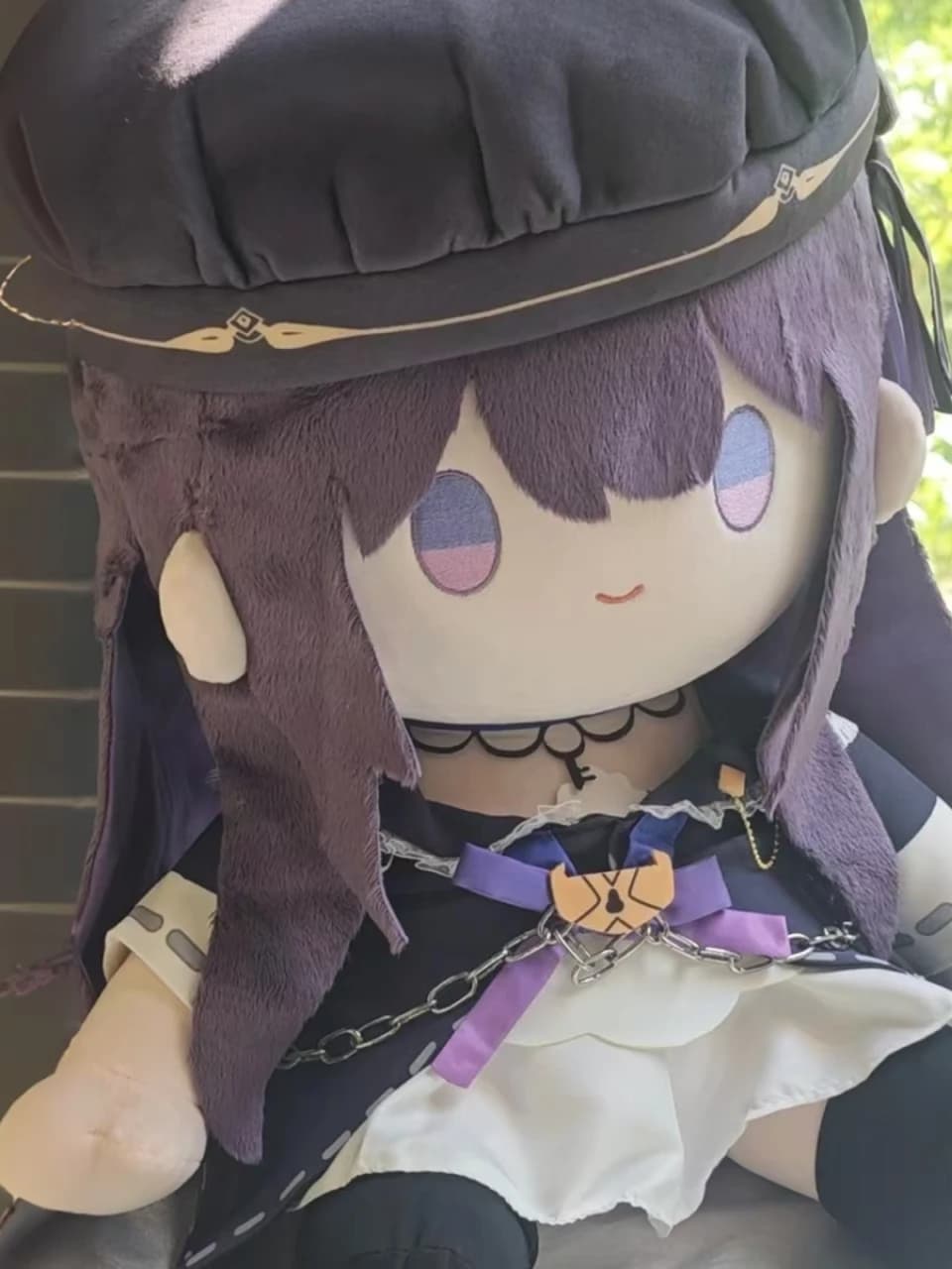 Bambola Herta 40CM del Gioco Honkai: Star Rail, Peluche Carino da Vestire, Cuscino in Posizione Seduta, Pupazzo da Collezione per Cosplay, Regalo Doujin