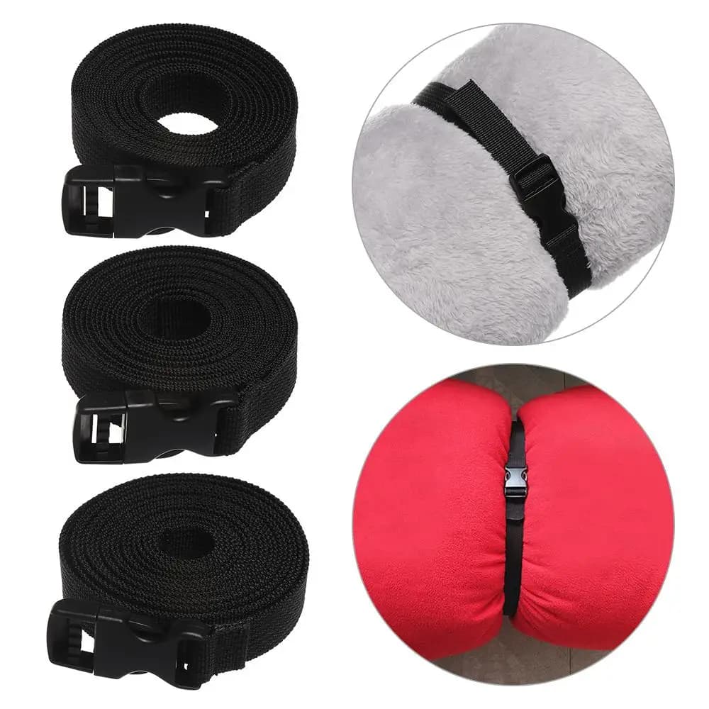 0.5~3 Meters Sleeping Bag Tighten Outdoor Camping Tool Down Luggage Holder Nylon Cargo Tie Belt Strap Travel Tied Kits