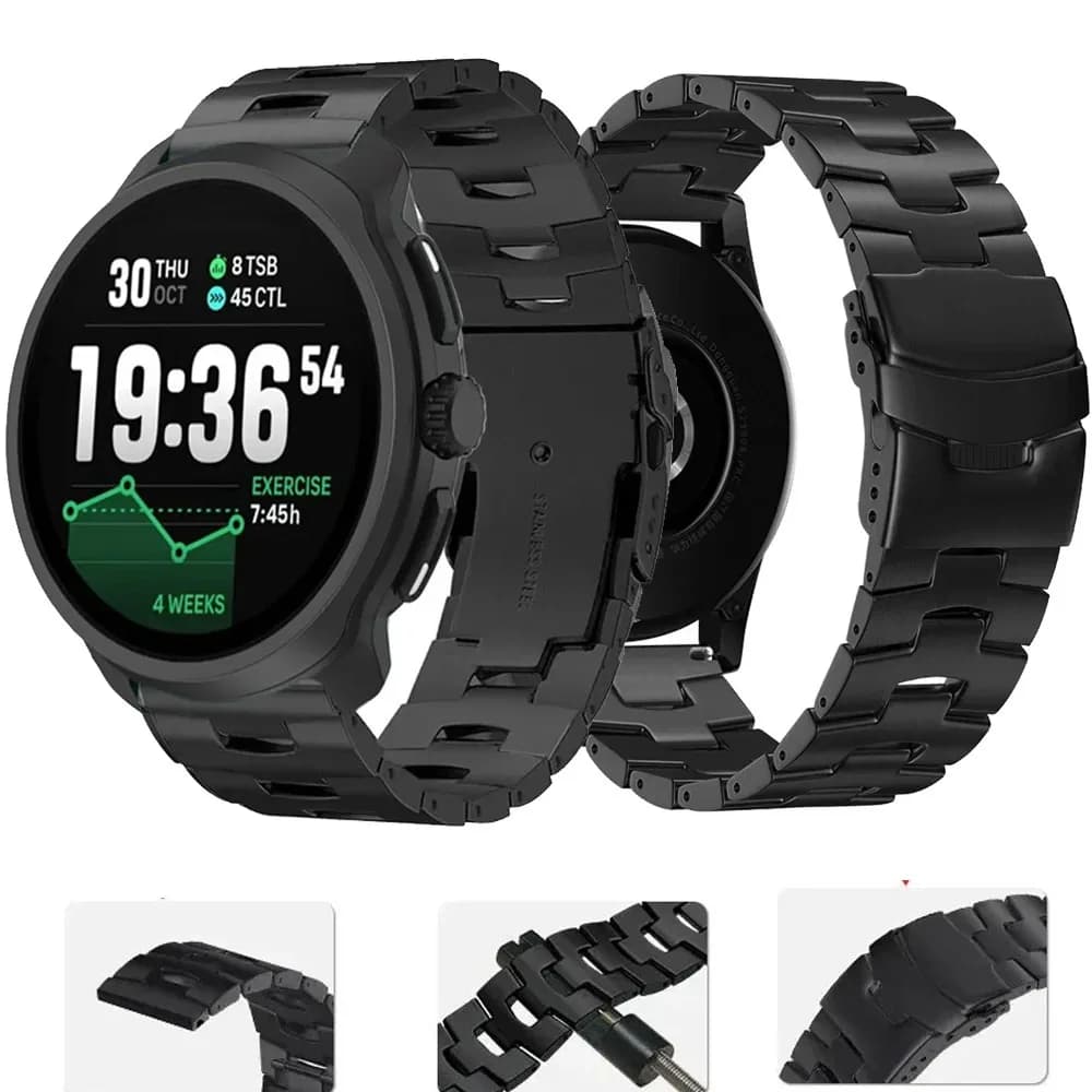 22 mm Oracle titanium bracelet for CMF Watch 3-2-1 Pro, comfortable bracelet for COROS APEX 4 42mm/PACE Pro Suunto Run/Race 2 S